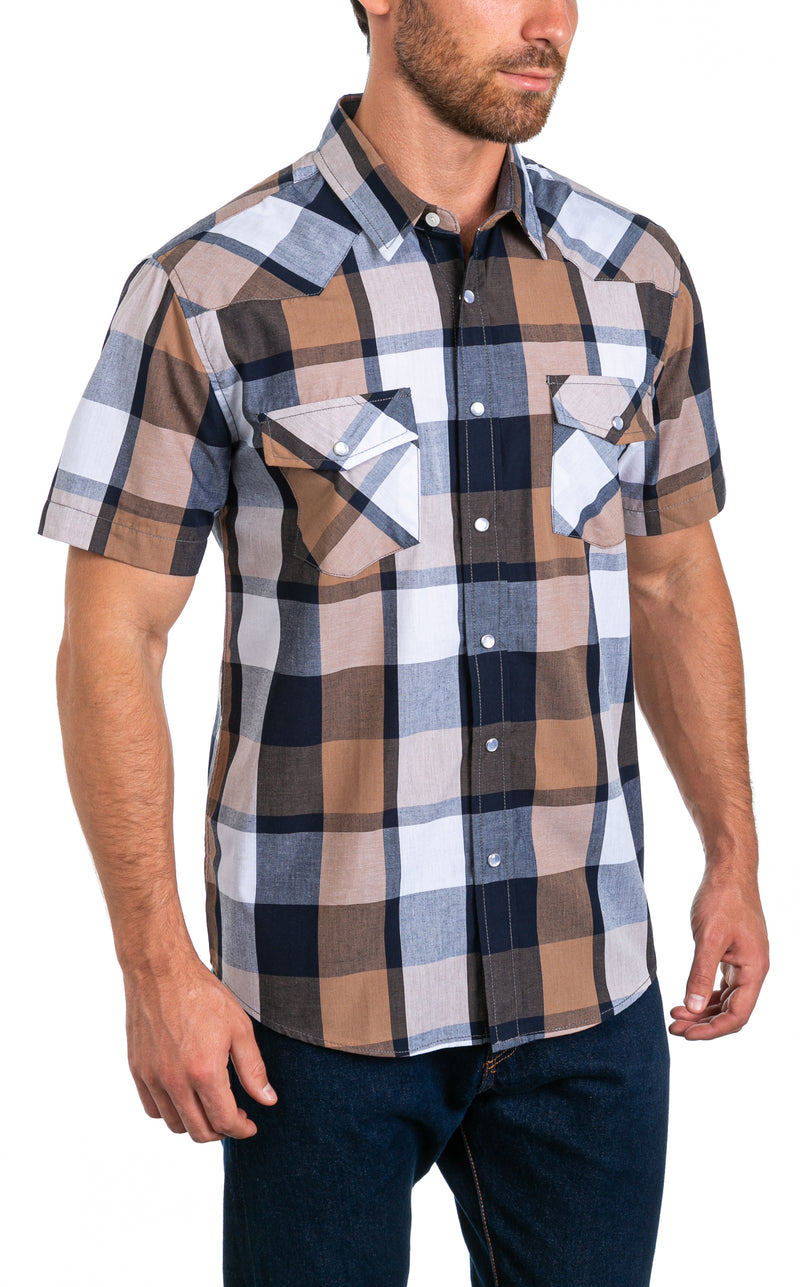 Clark Short Sleeve Snap Button Shirt