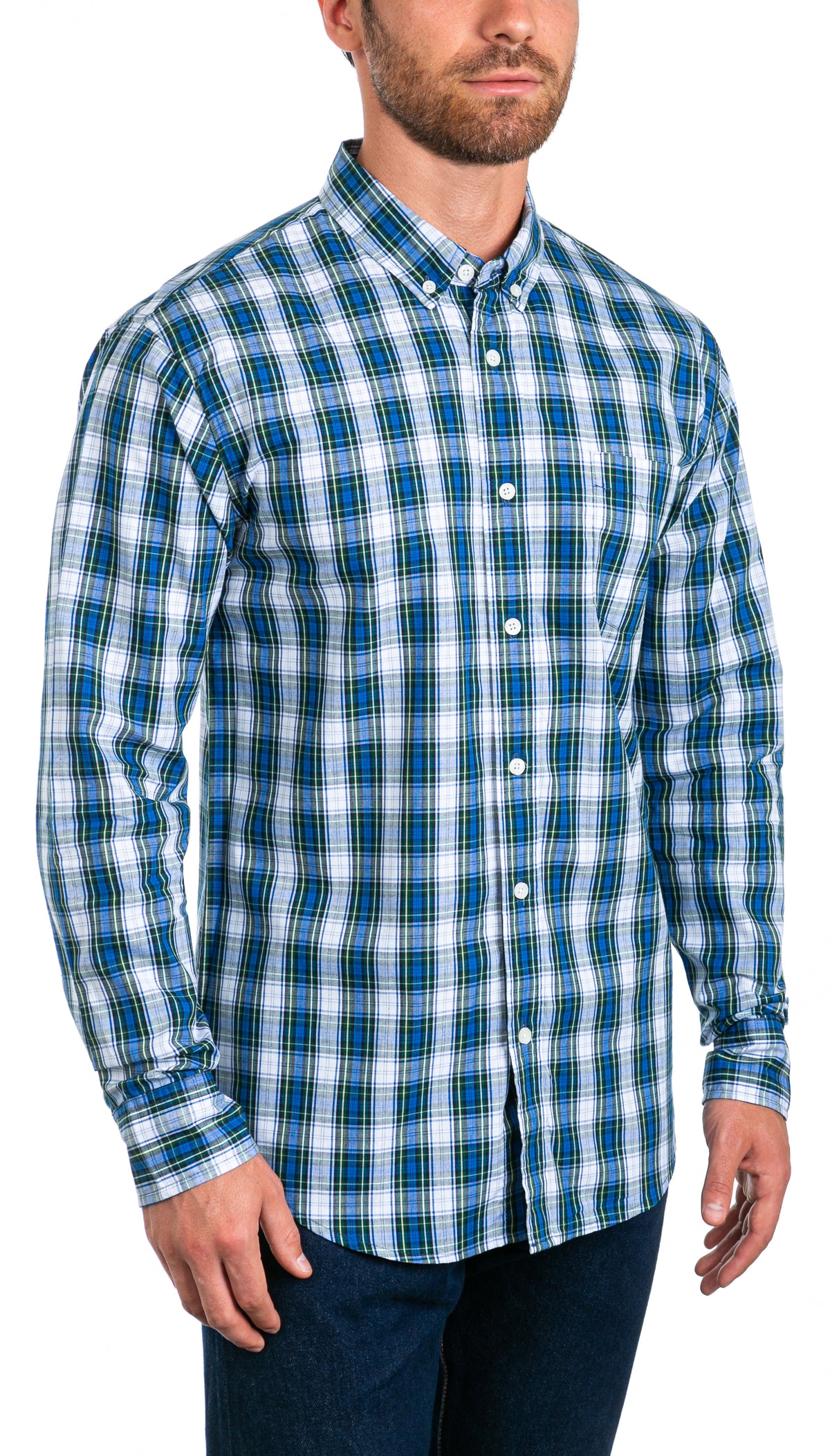 Kingsley Guys LS Button Front Shirt