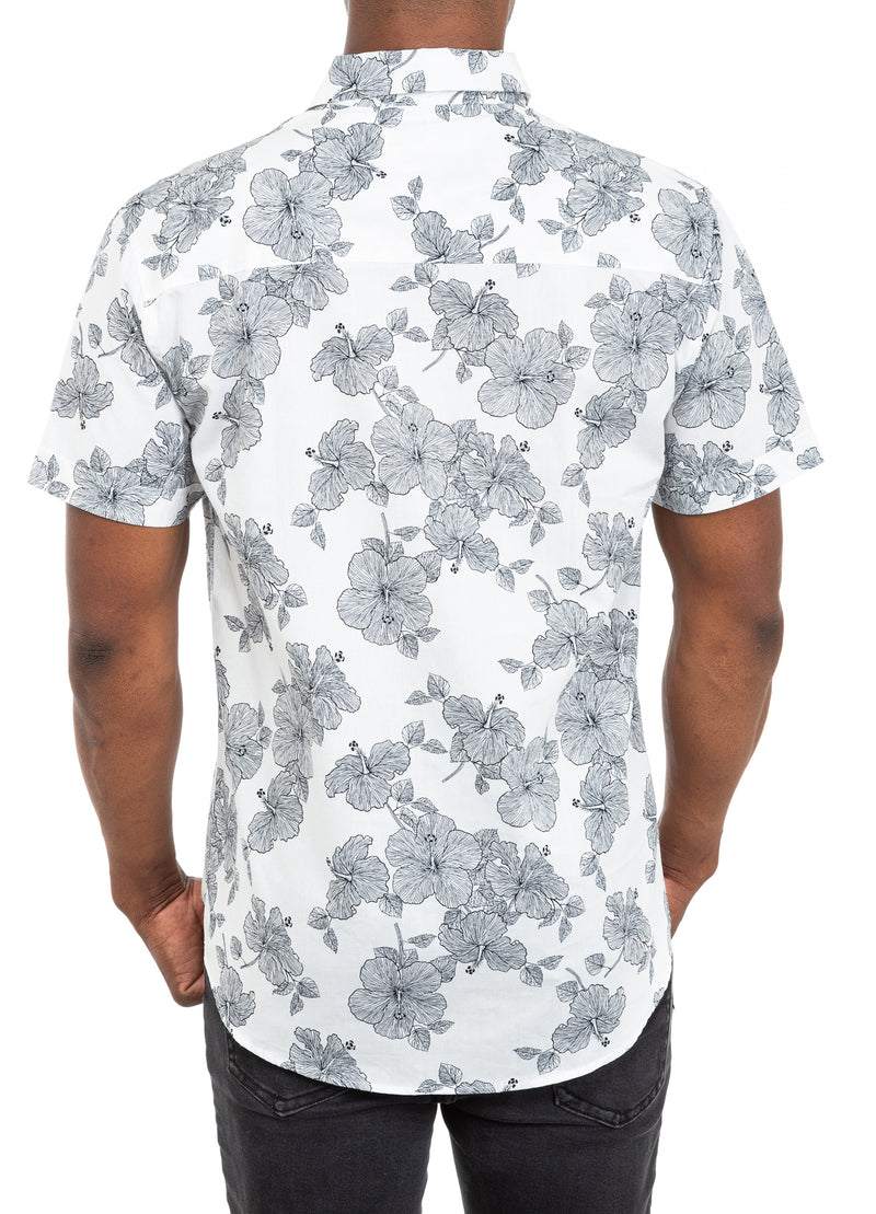 Makena Print Button Up