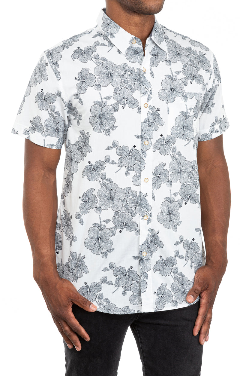 Makena Print Button Up