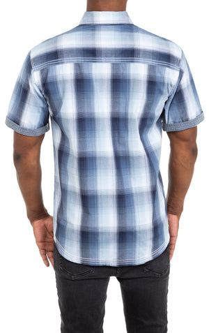 Refinery Button Front Plaid