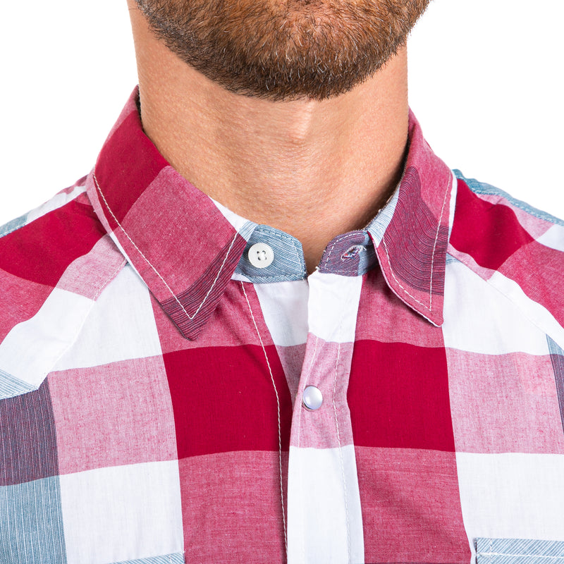 Sterling Men's Short Sleeve Snap Button Shirt – Coastal Clothing