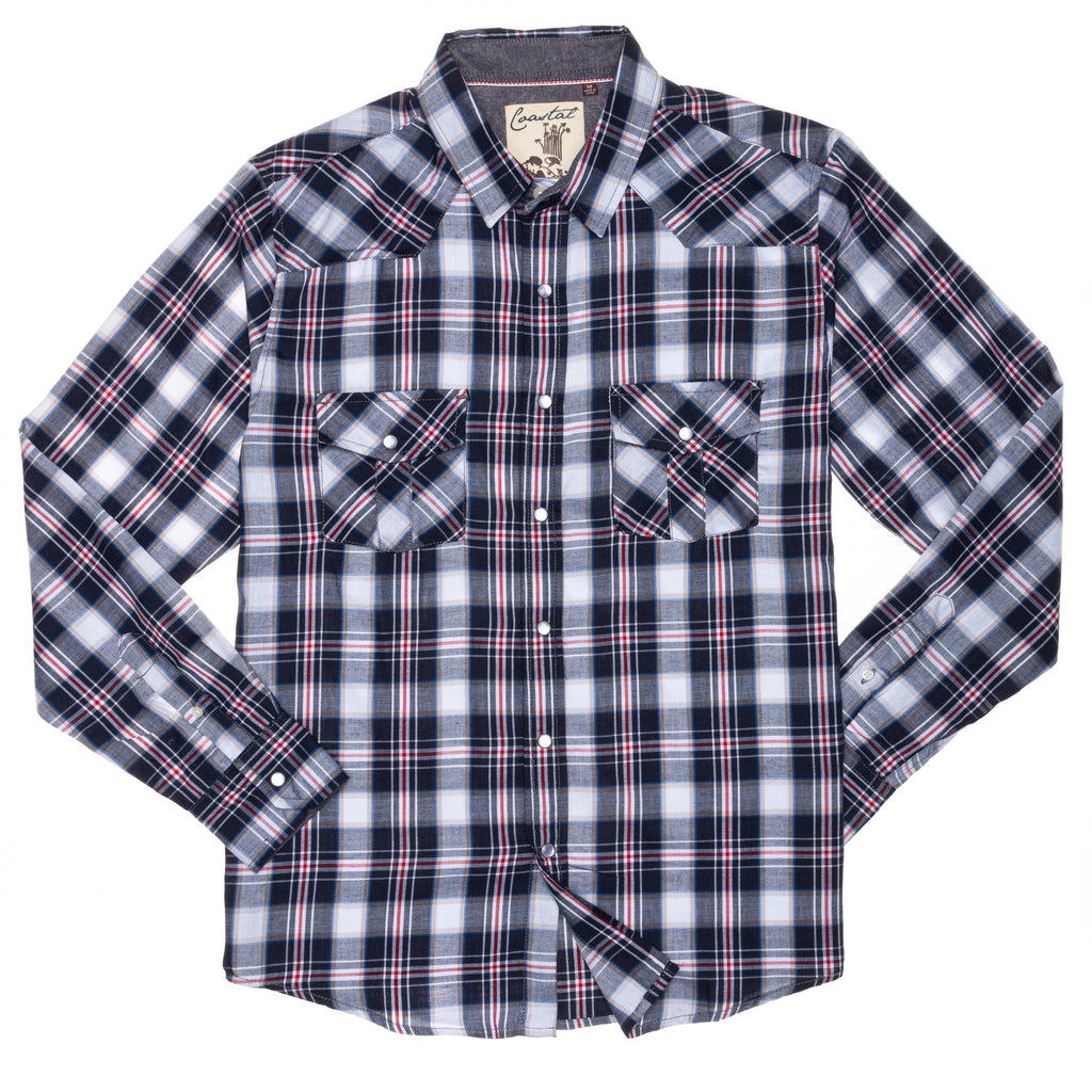 Tucker Long Sleeve Snap Button