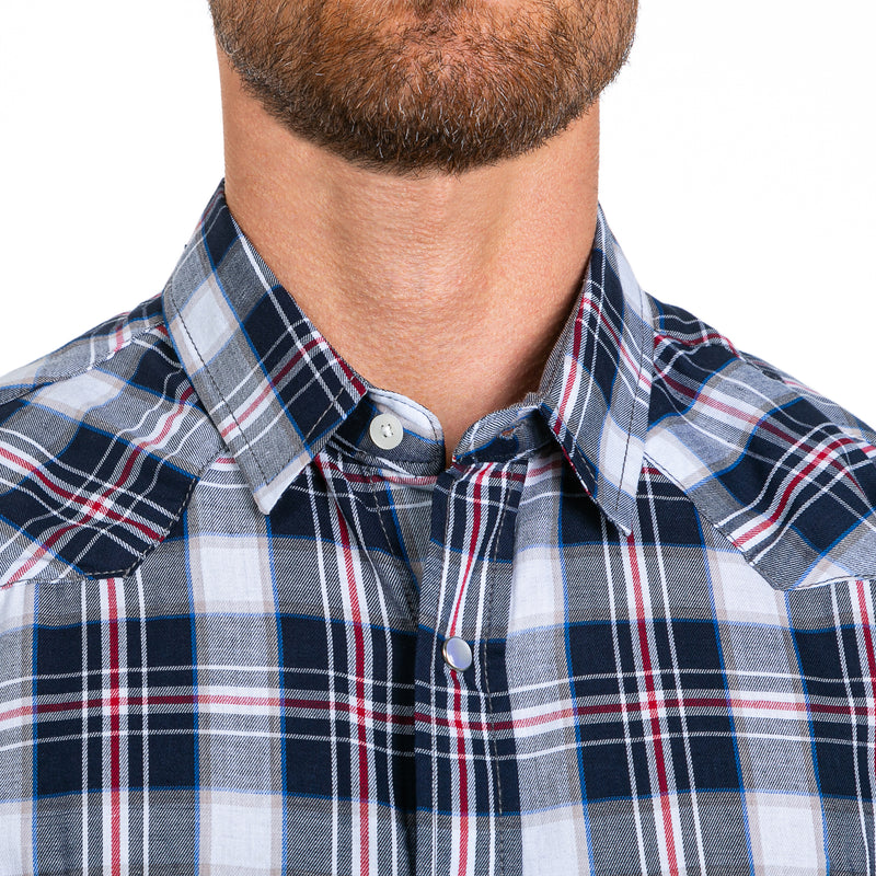 Tucker Long Sleeve Snap Button
